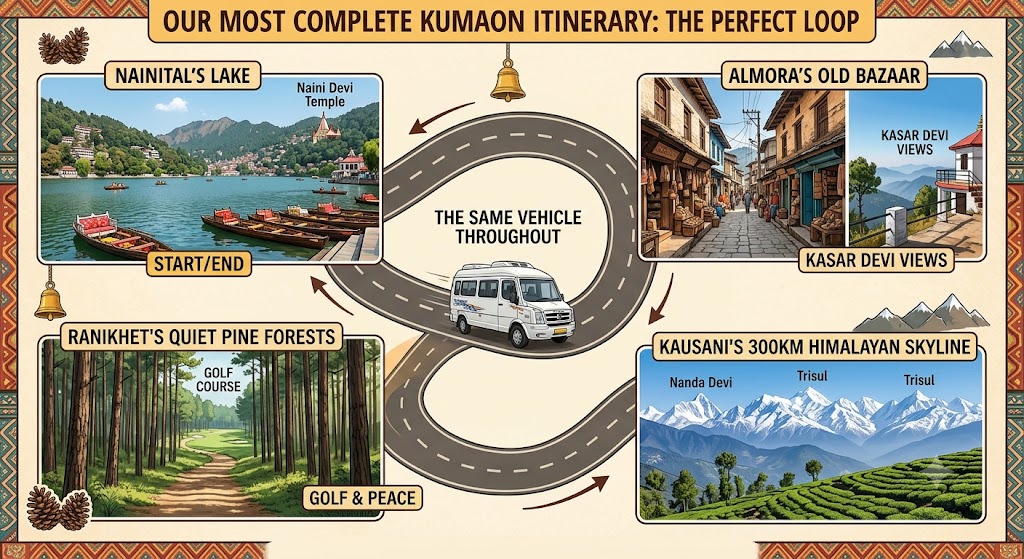 Kumaon Grand Circuit — Nainital to Kausani